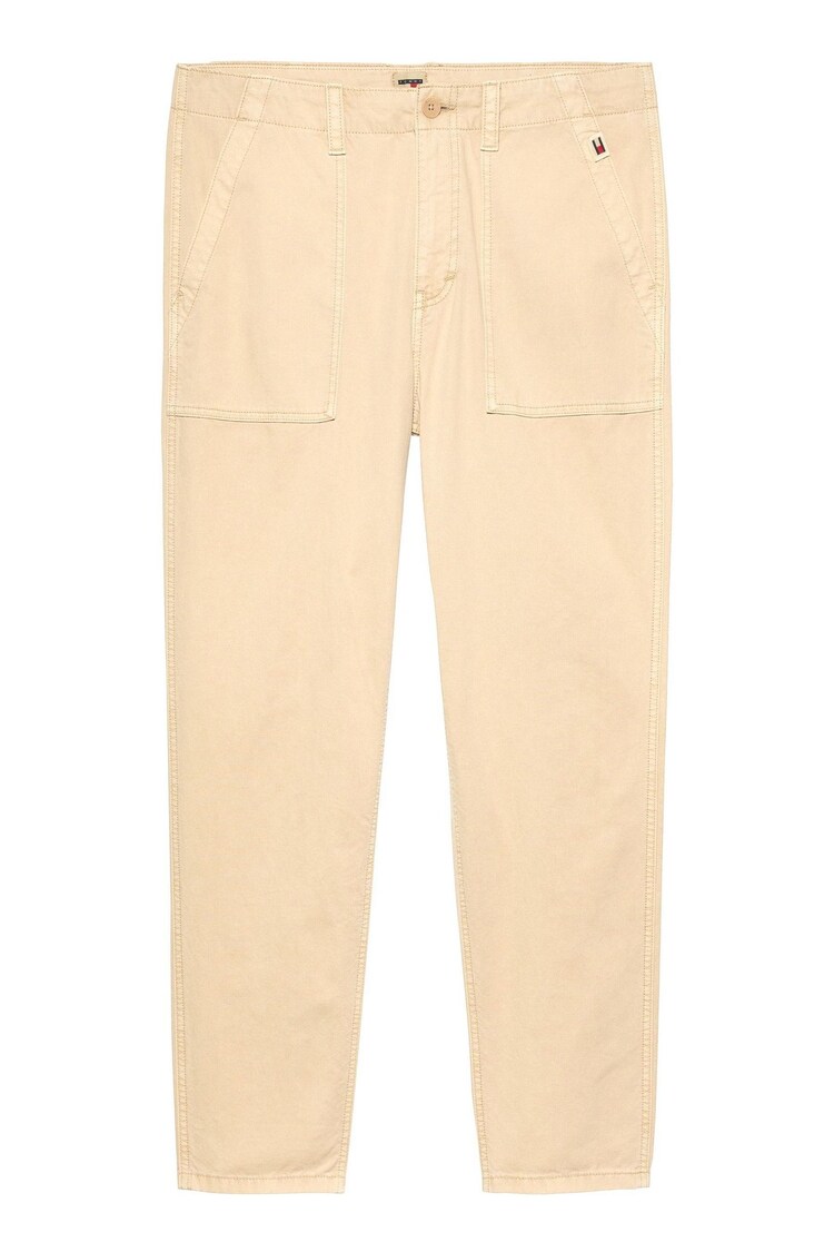Tommy Jeans Gold Isaac Canvas Chino Trousers - Image 1 of 1