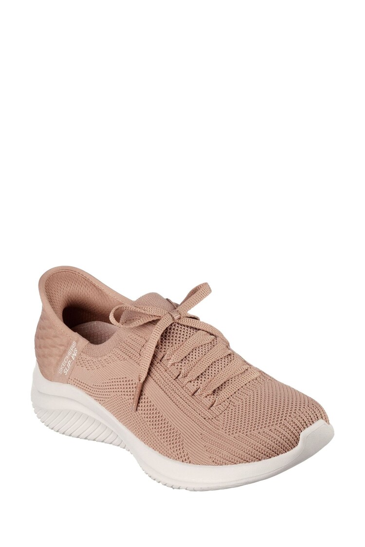 Natural - Skechers Slip-ins: Ultra Flex 3.0 Brilliant Trainers - Imagen 1 de 1