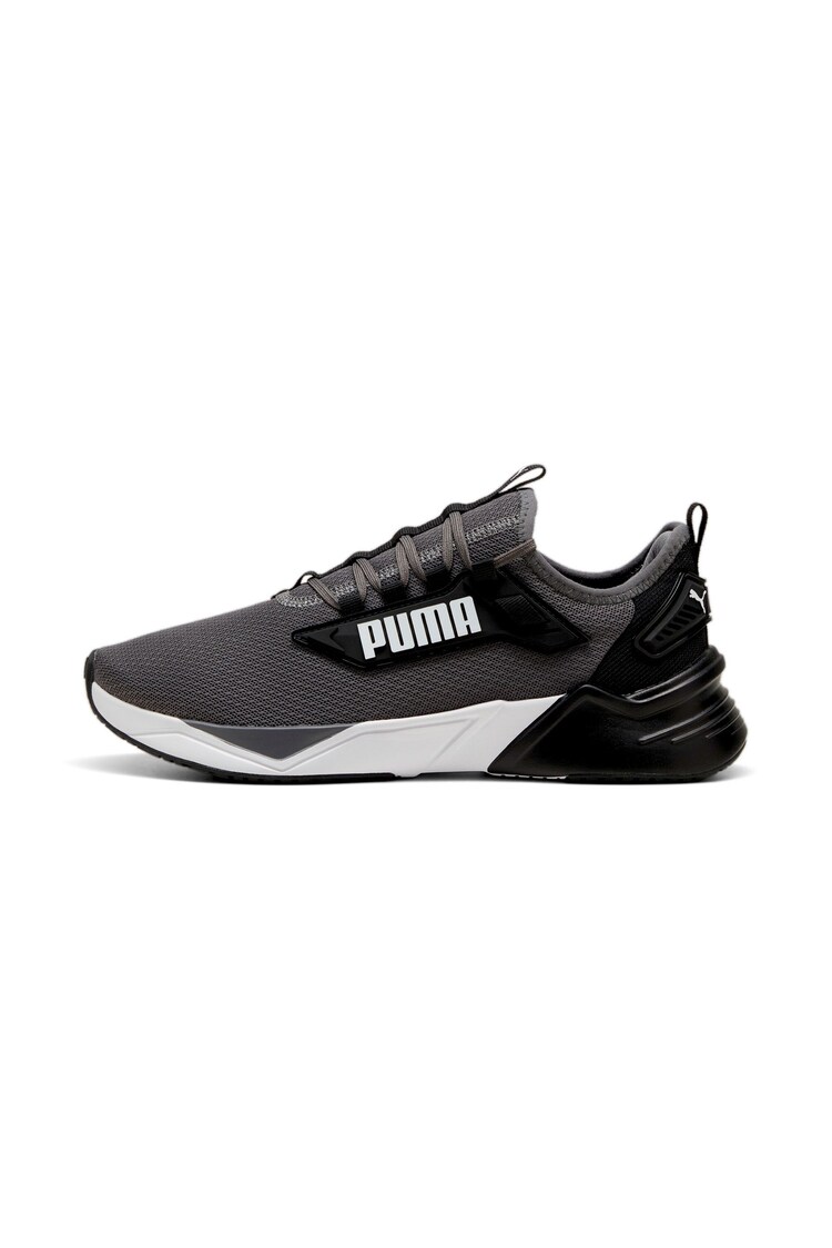 Puma Black Grey Mens Retaliate 3 Running Shoes - Image 1 of 1