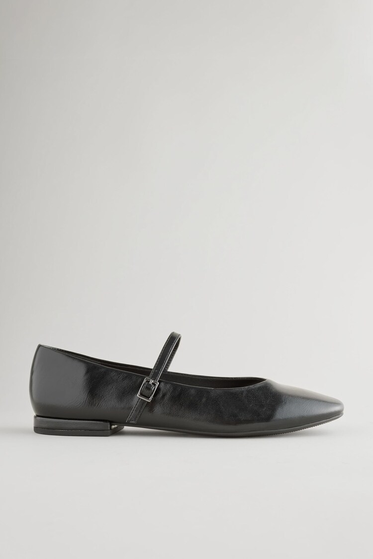 Schwarz - Forever Comfort® Mary-Jane-Schuhe mit runder Zehenpartie - Bild 1 von 1