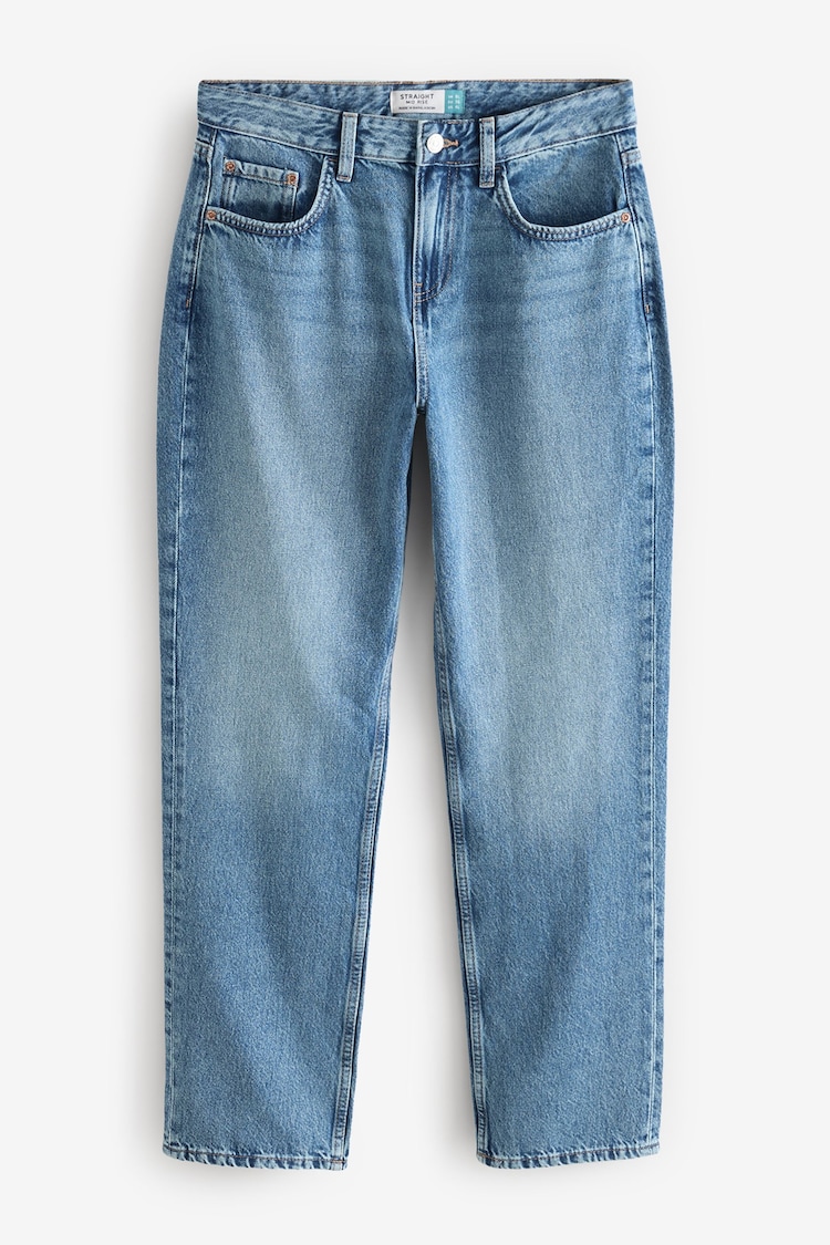 Dark Blue 100% Cotton Straight Leg Jeans - Image 1 of 1
