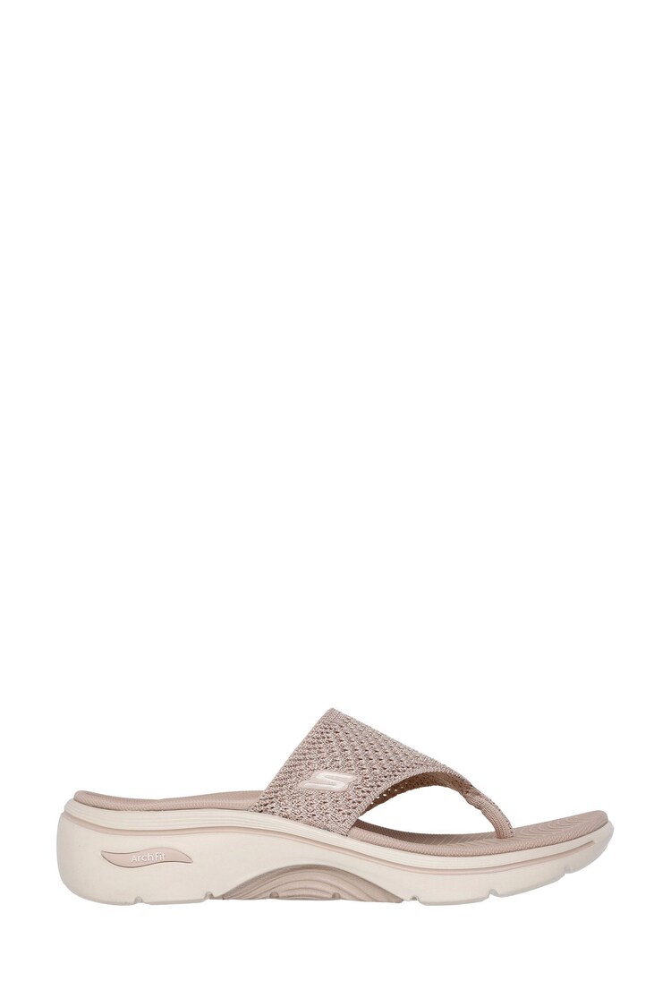 Skechers Grey Go Walk Arch Fit 2.0 Sandals - Image 1 of 1