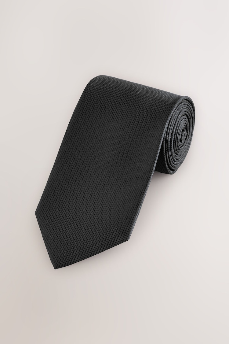 Noir - Standard - Cravate texturée - Image 1 de 1