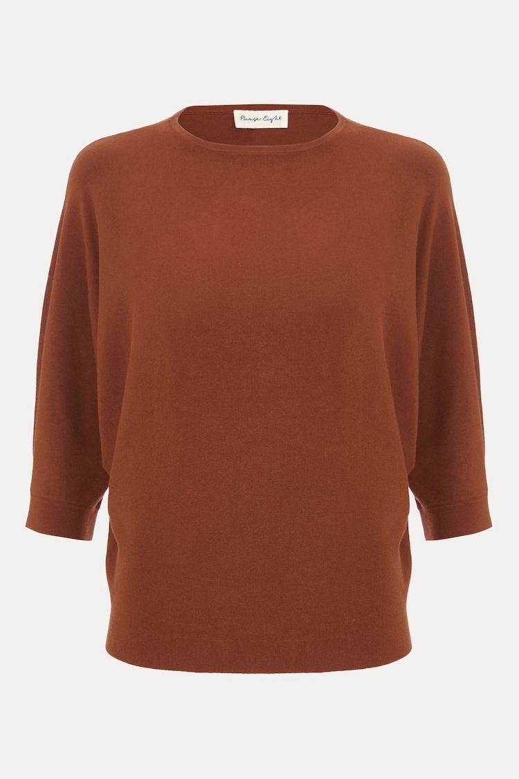 Phase Eight Brown Cristine Knit Jumper - Image 1 of 1