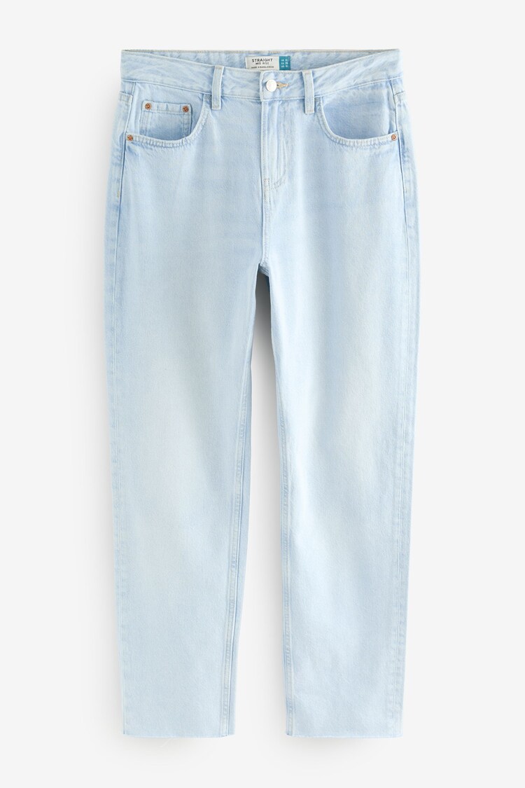 Gebleekt - 100% katoenen jeans met rechte pijpen - Image 1 of 1