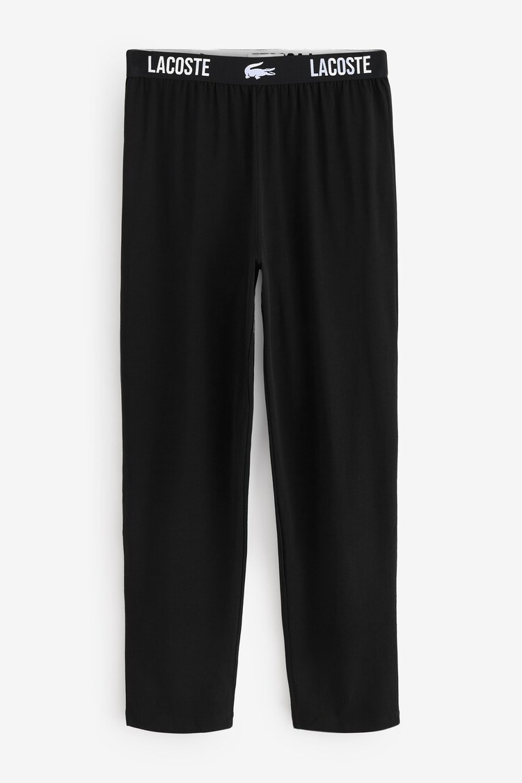 Lacoste Cotton Blend Black Pyjamas Pants - Image 1 of 1