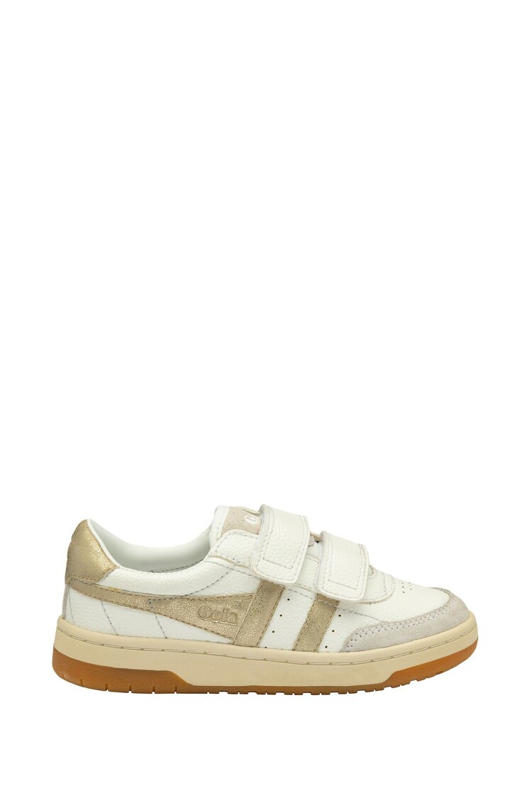 Gola Gold Kids Falcon Strap PU Trainers - Image 1 of 1