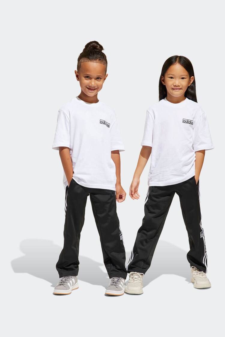 adidas originals White 100% Cotton Top Legging Set - Image 1 of 1