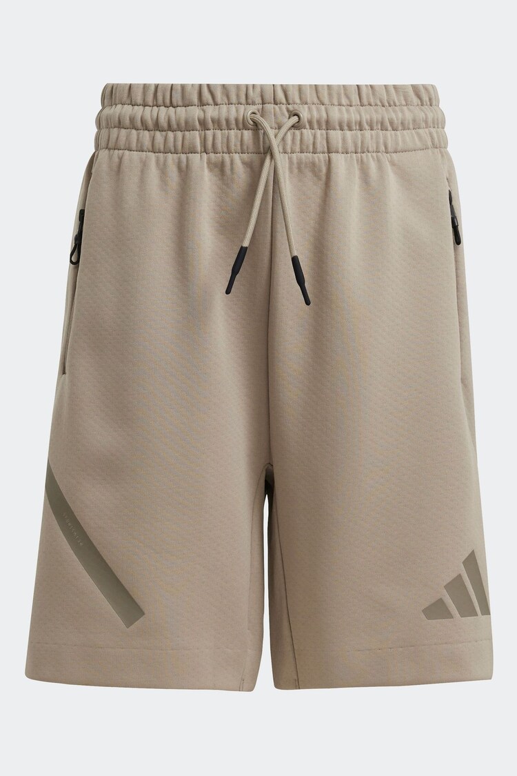 adidas Brown ZNE Shorts - Image 1 of 1