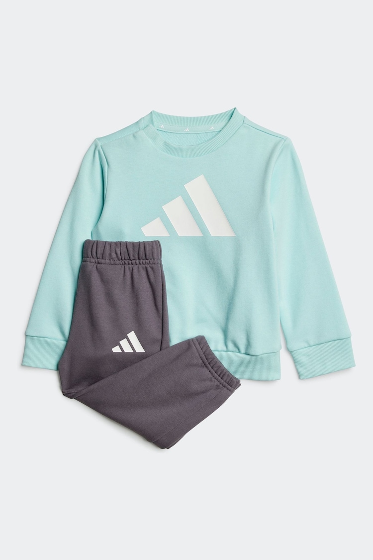 Verde - Conjunto básico de suéter y pantalones de chándal para bebé de adidas - Imagen 1 de 1