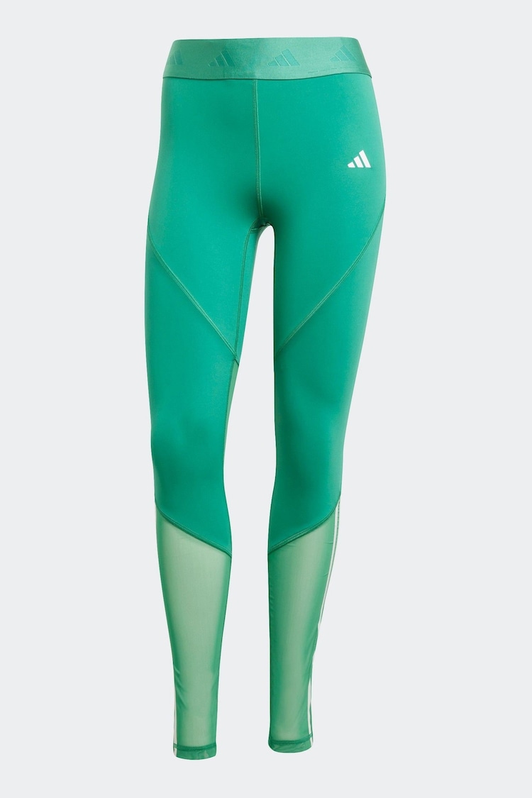 adidas Green Hyperglam Full Length Leggings - Image 1 of 1