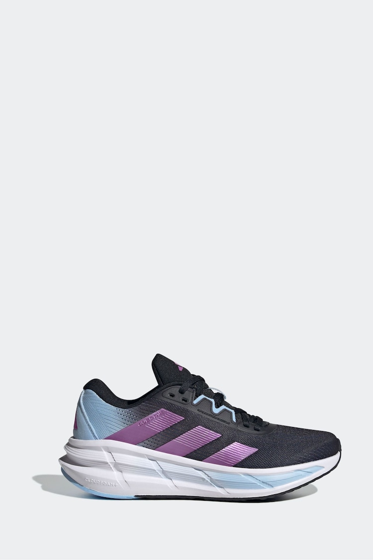 adidas Black Questar 3 Trainers - Image 1 of 1
