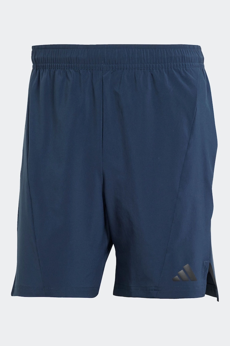 adidas Blue Designed For Training Workout Shorts - Image 1 of 1