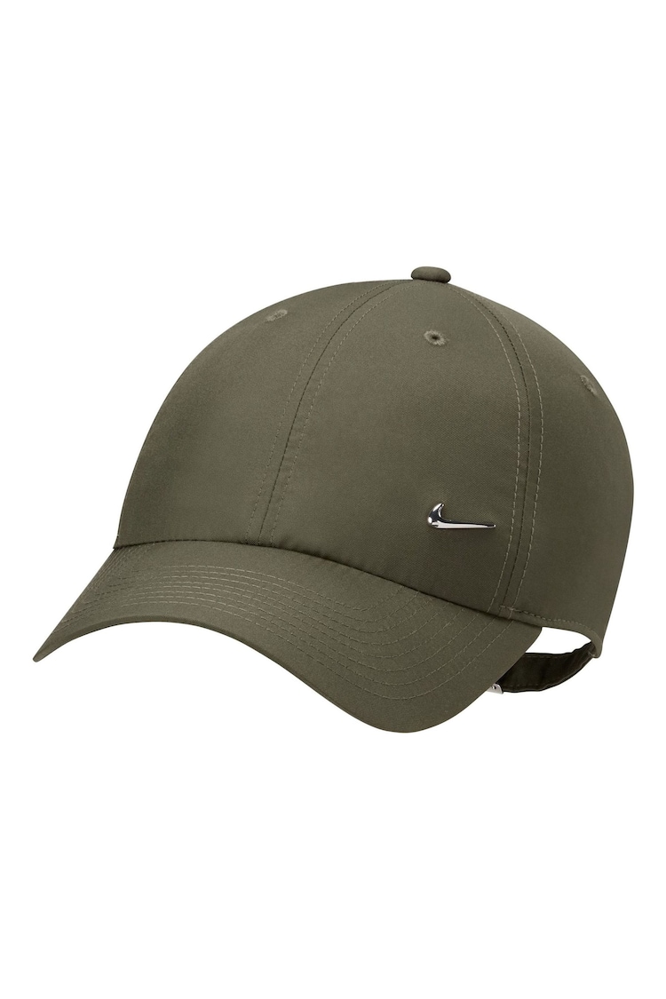 Verde oliva - Nike Dri-FIT Club Unstructured Metal Swoosh Cap - Imagen 1 de 1