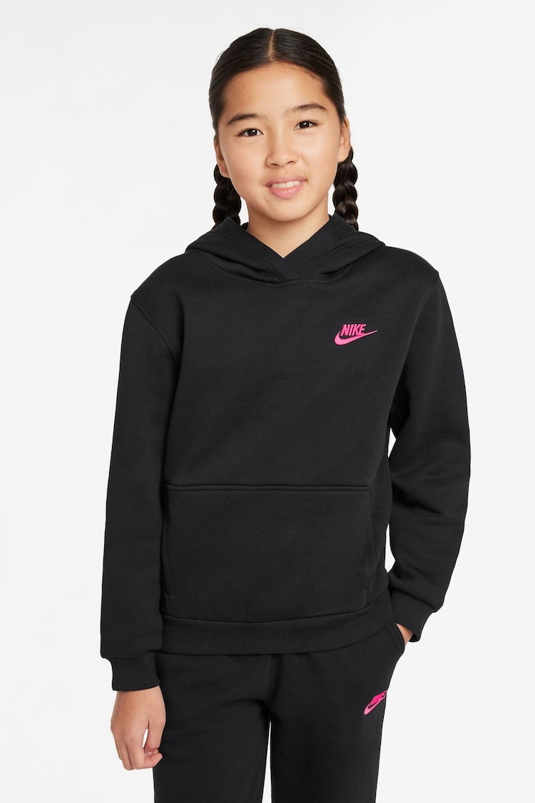 Nike Black Doll Lilac Club Fleece Pullover Hoodie - Image 1 of 1