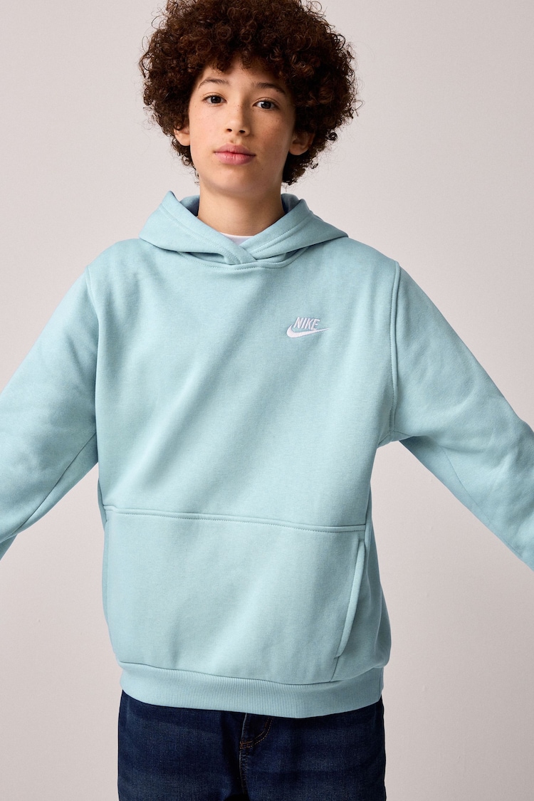 Nike Glacier Blue Club Fleece Pullover Hoodie - Image 1 of 1
