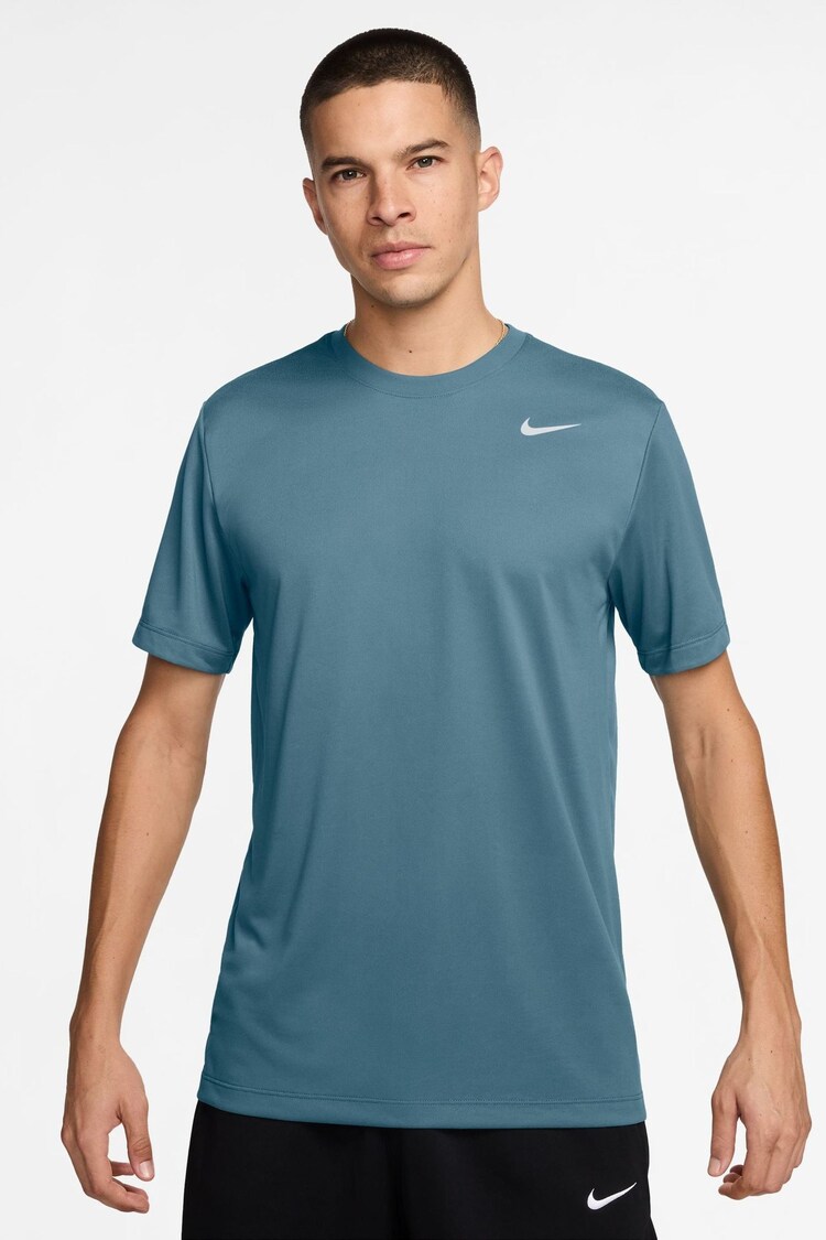 Nike Smokey Blue Dri-FIT Legend Training T-Shirt - Image 1 of 1