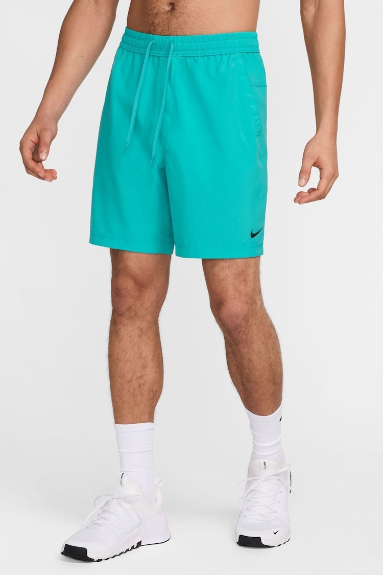 Nike Cactus Blue Dri-FIT Form 7 inch Unlined Training Shorts - Image 1 of 1