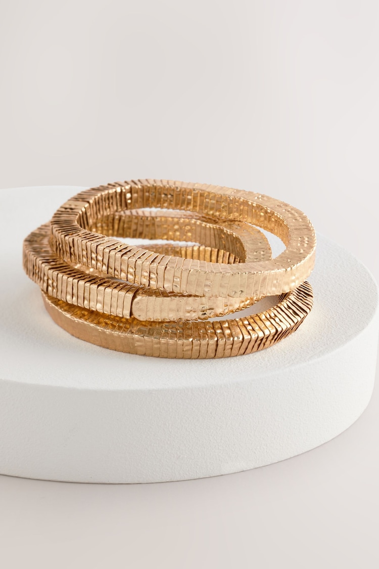 Gold Tone Stretch Bracelet - Image 1 of 1