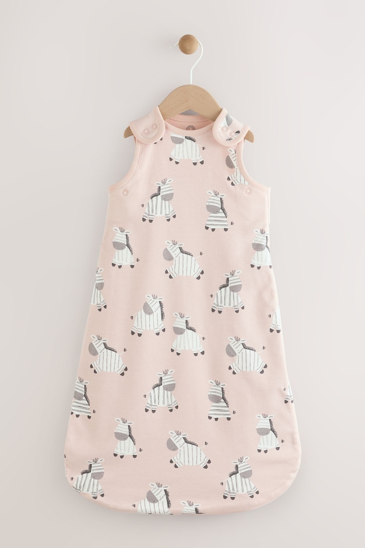 Zebra Baby 1 Tog 100% Cotton Sleep Bag - Image 1 of 1