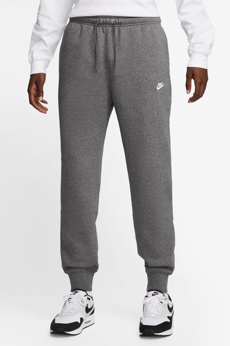 Nike Dark Grey Heather Club Fleece Joggers - Image 1 of 1
