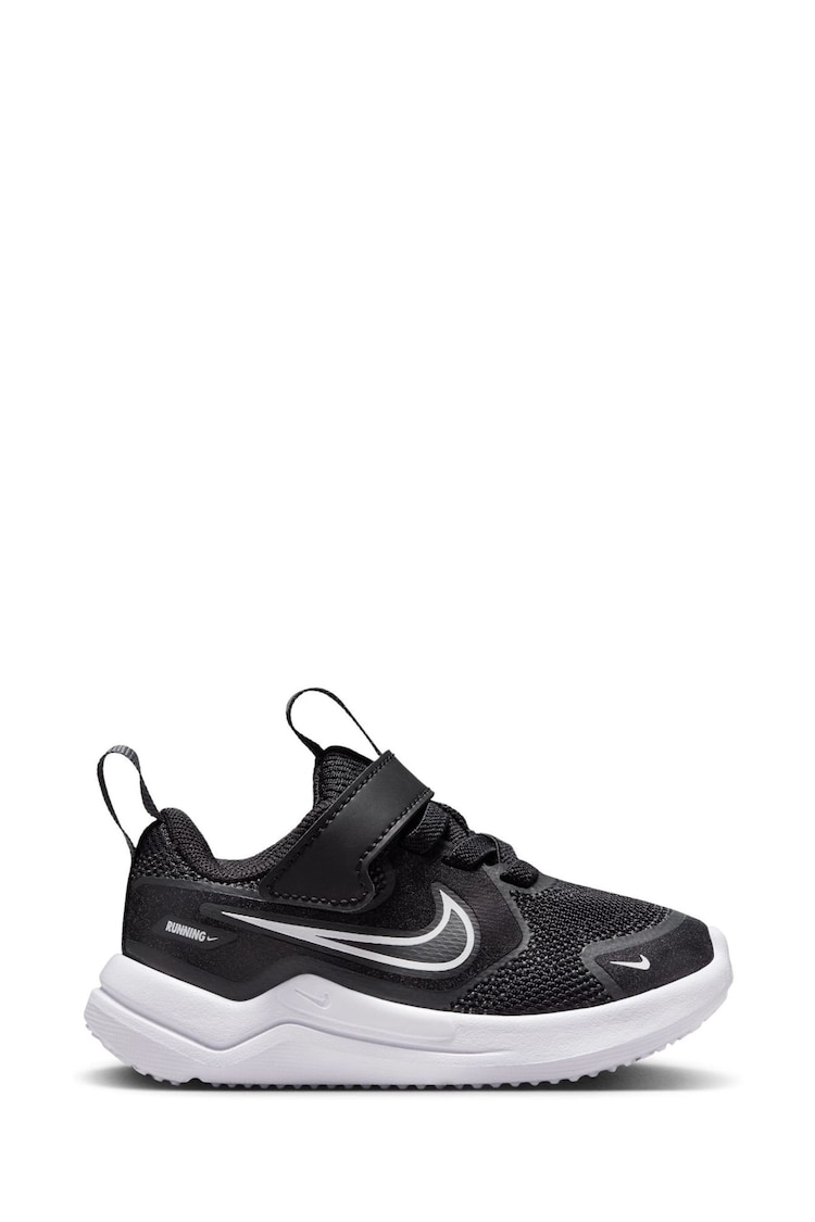 Nike Black/White Infant Cosmic Running Trainers - Image 1 of 1