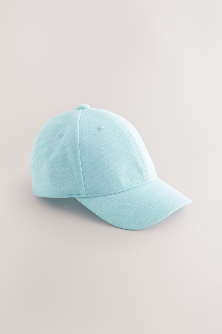 Azul claro - Jersey Baseball 100% Cotton Cap (3mths-16yrs) - Imagen 1 de 1