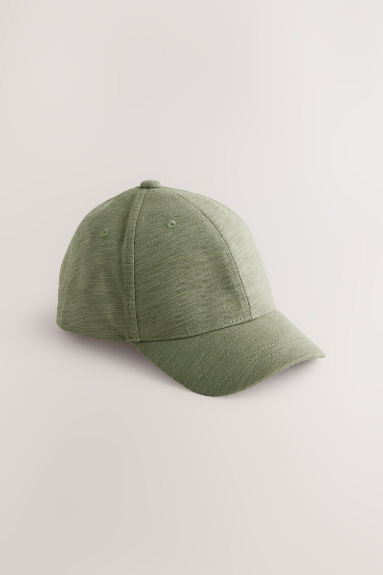 Verde caqui - Jersey Baseball 100% Cotton Cap (3mths-16yrs) - Imagen 1 de 1