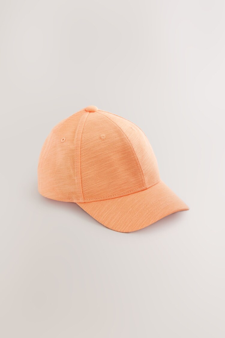 Naranja - Jersey Baseball 100% Cotton Cap (3mths-16yrs) - Imagen 1 de 1