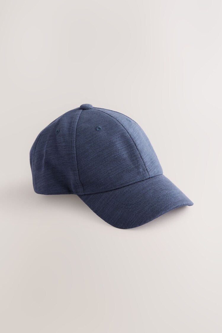 Marga azul marino - Jersey Baseball 100% Cotton Cap (3mths-16yrs) - Imagen 1 de 1
