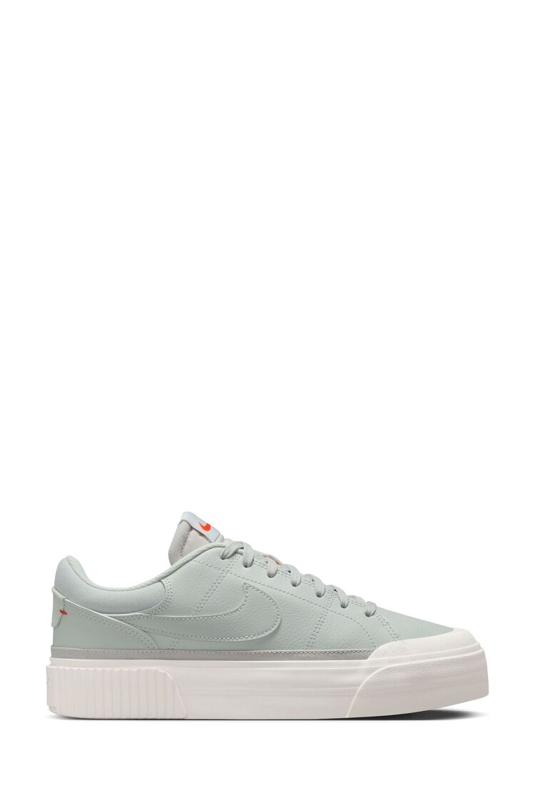 Серый - Кроссовки на платформе Nike Court Legacy - Image 1 of 1