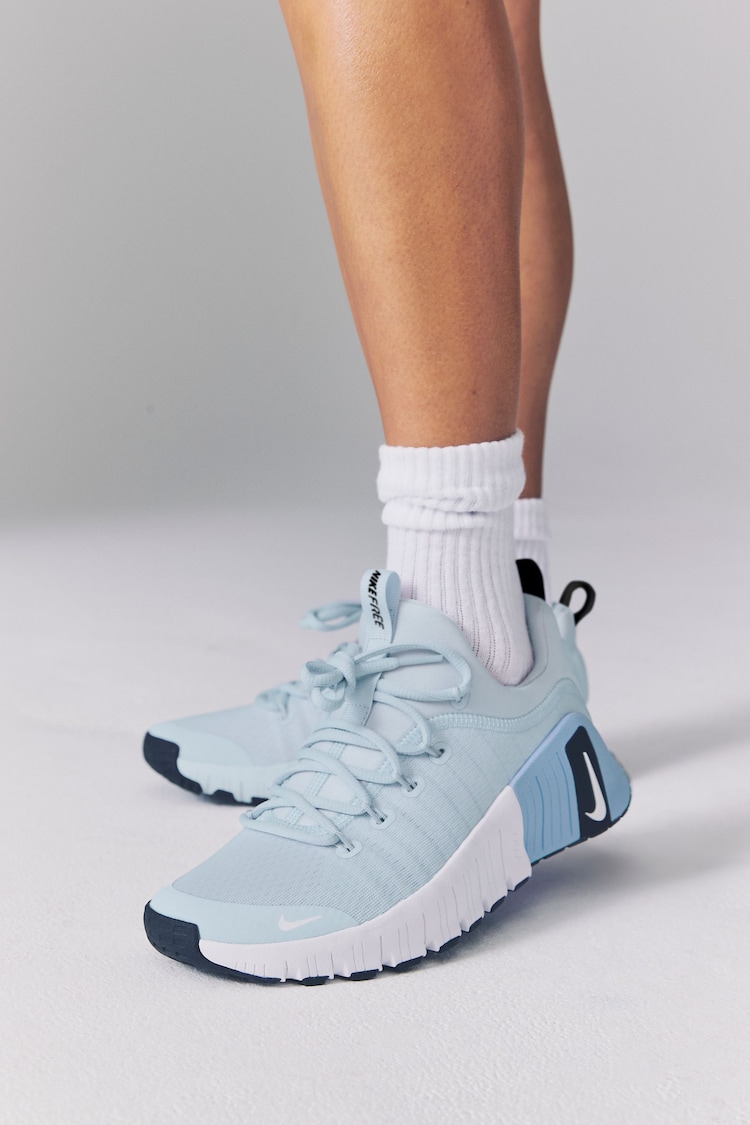 Nike Blue Tint Free Metcon 6 Training Trainers - Image 1 of 1