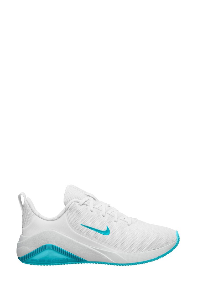 Nike White/Blue Bella 7 Workout Trainers - Image 1 of 1