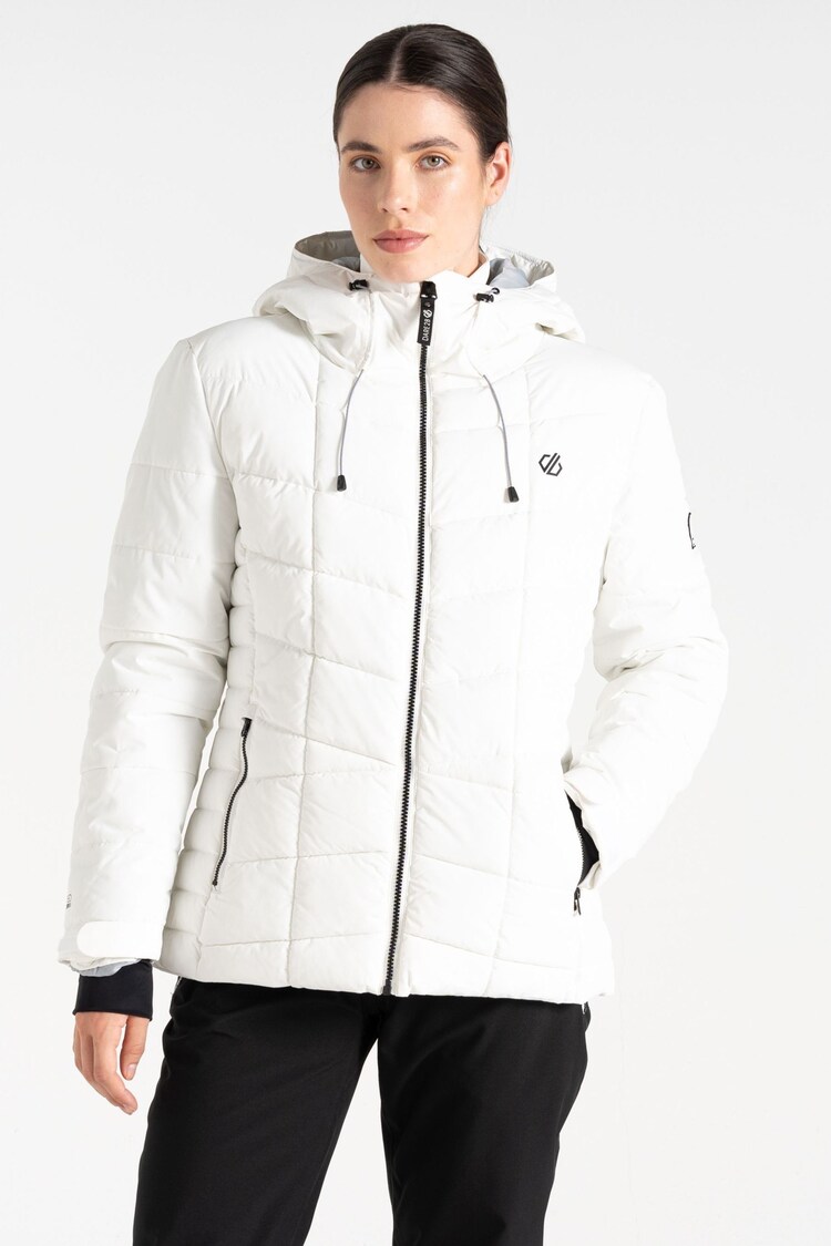 Dare 2b Womens Blindside Ski White Jacket - Image 1 of 1
