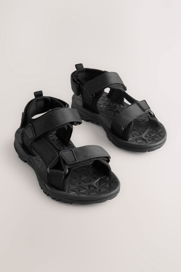 Negro - Sandalias Trekker con tira con velcro - Imagen 1 de 1
