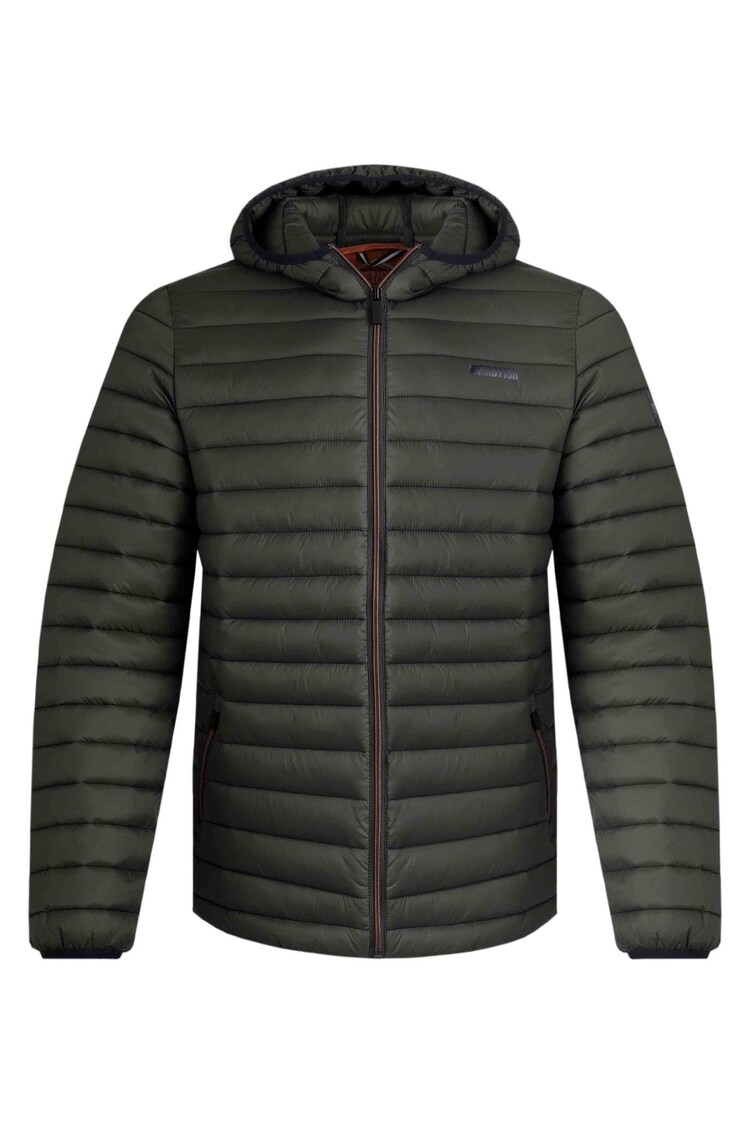 Weird Fish Grey Flete Lightweight Showerproof Padded Jacket - Image 1 of 1