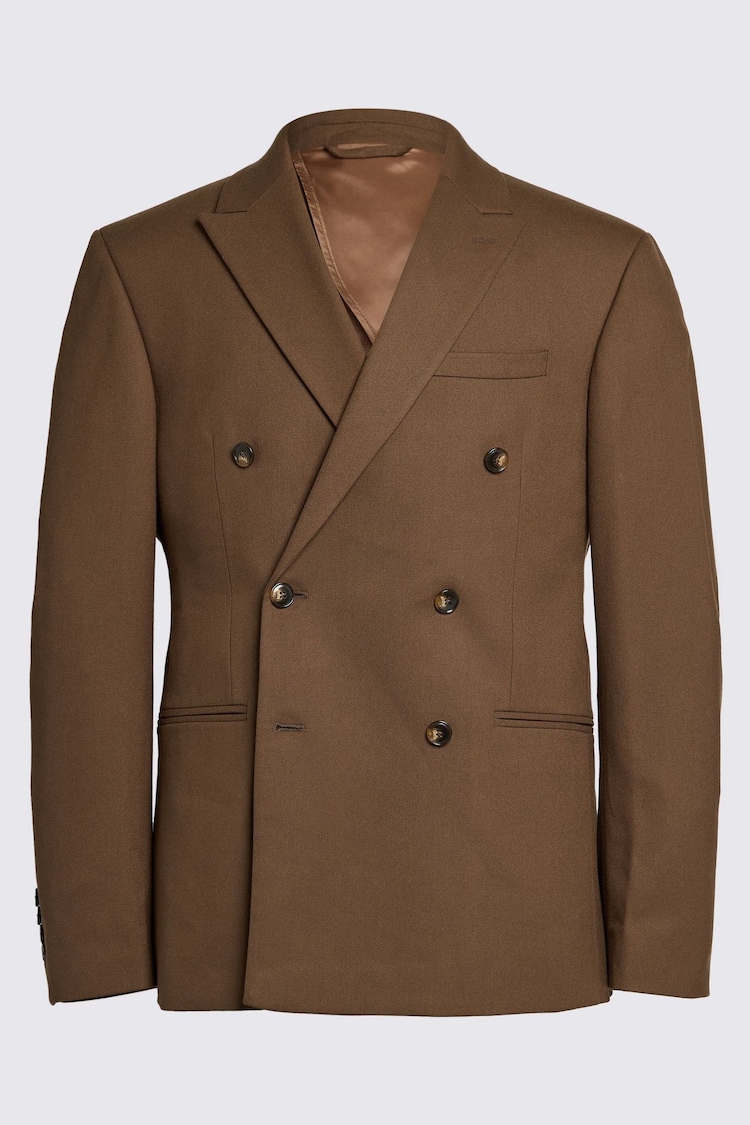 MOSS Brown Slim Fit Copper Flannel Jacket - Image 1 of 1