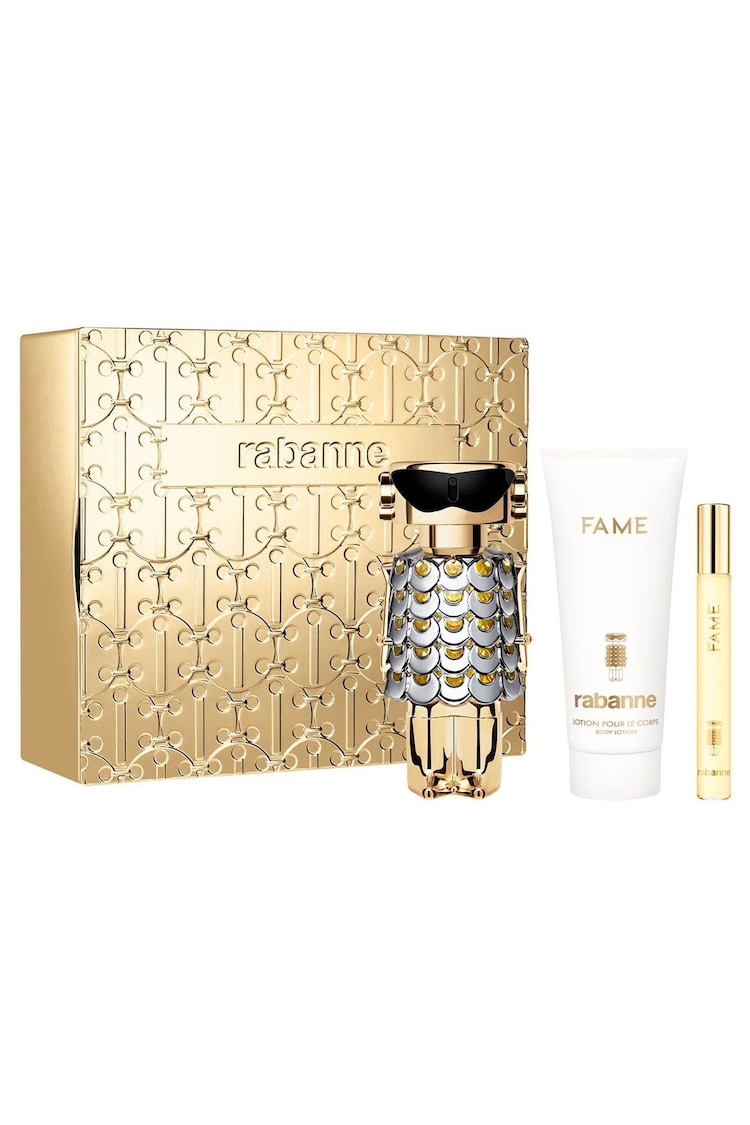 Rabanne Fame Eau de Parfum 80ml, Body Lotion 100ml & Travel Spray 10ml Gift Set (Worth £159) - Image 1 of 1