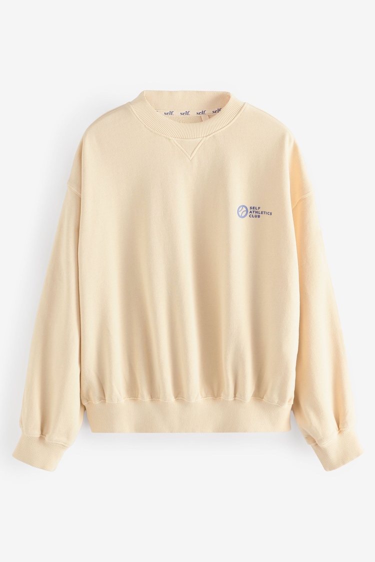 self. Yellow Lightweight Sweatshirt - Image 1 of 1