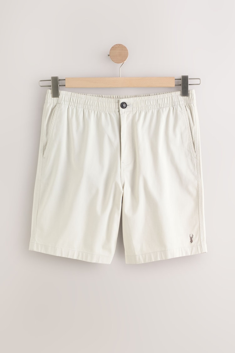 Crudo - Pantalones cortos chinos con cintura elástica - Imagen 1 de 1