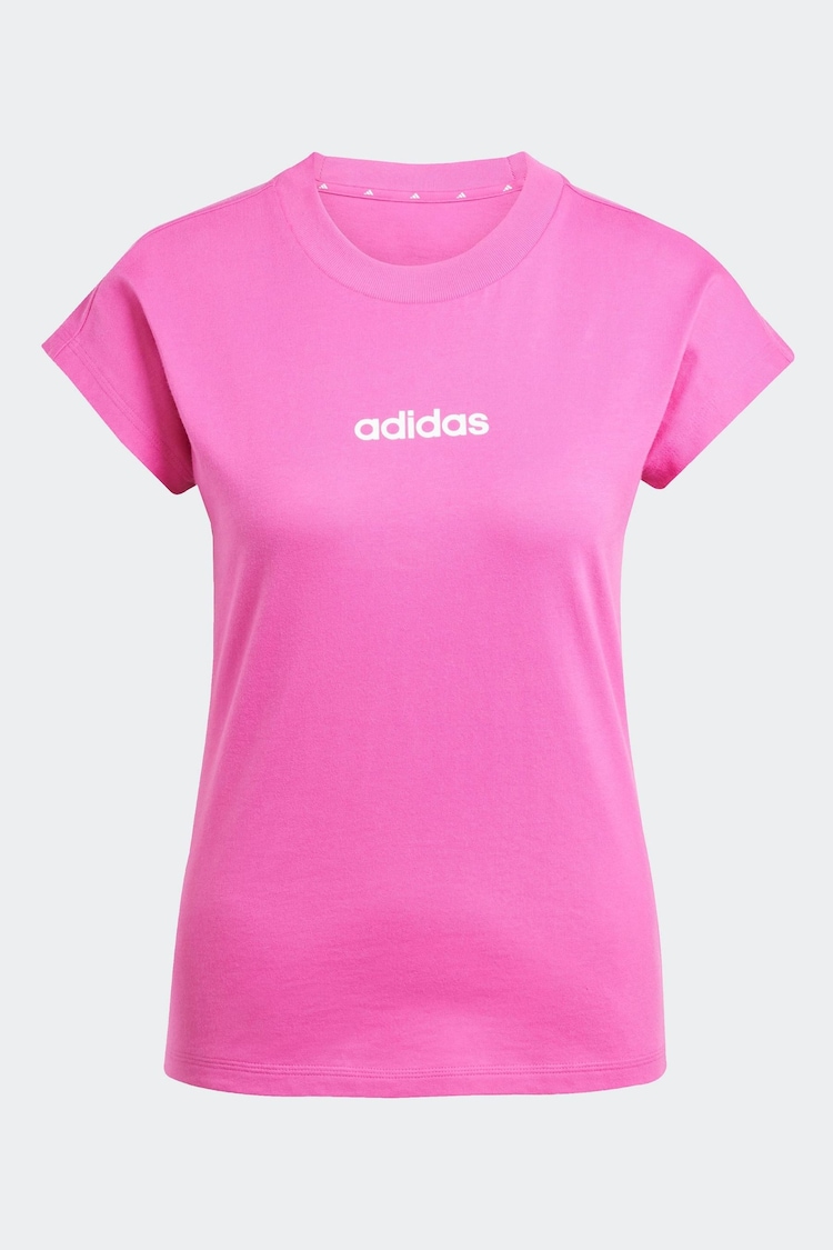 adidas Pink Light Essentials Single Jersey T-Shirt - Image 1 of 1