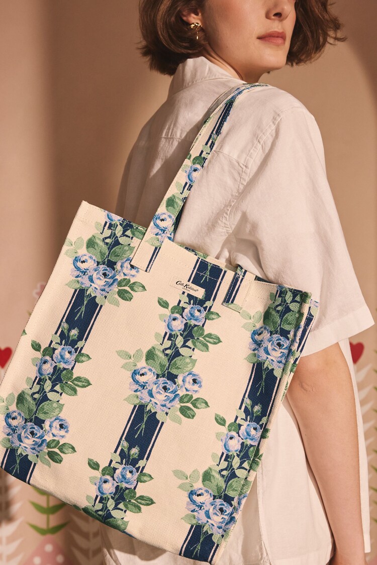 Navy Garden Stripe - Bolso grande de Cath Kidston - Imagen 1 de 1