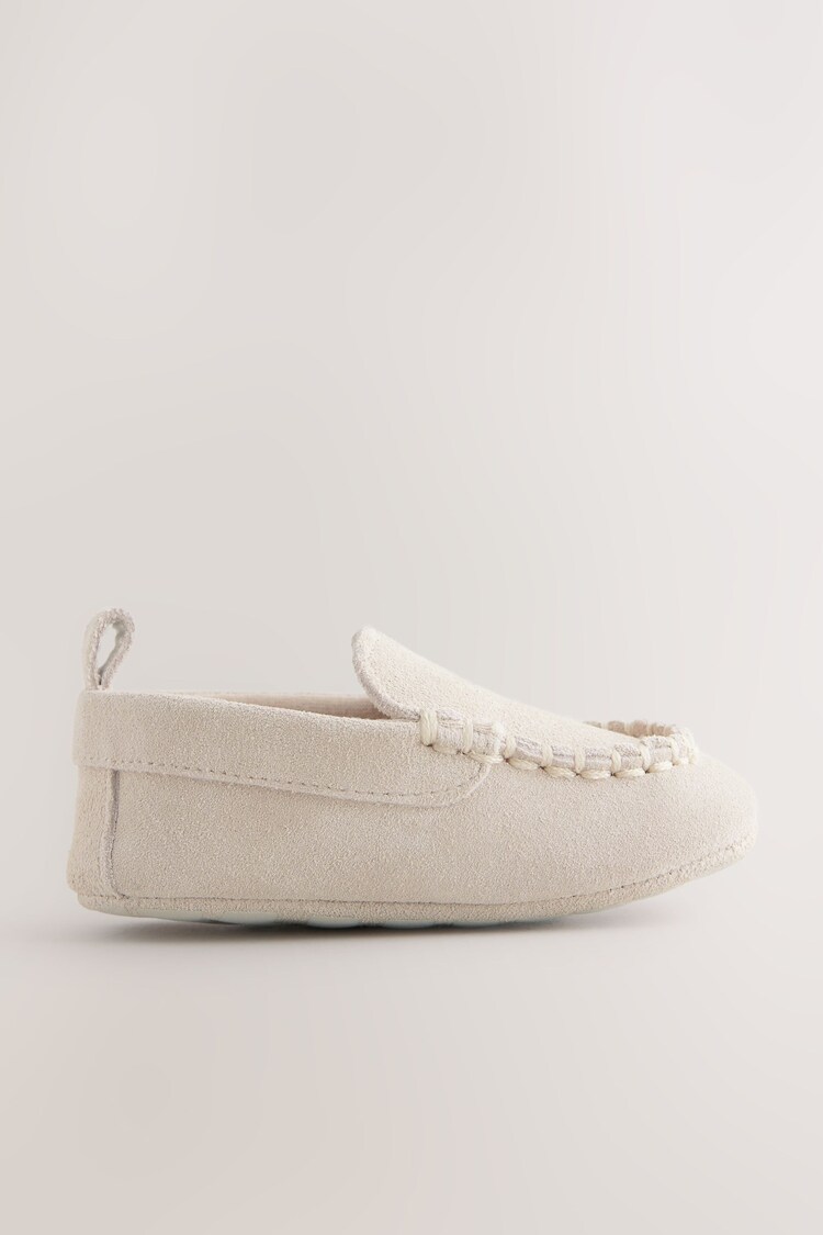 Neutral Loafer Baby Suede Shoes (0-24mths) - Image 1 of 1