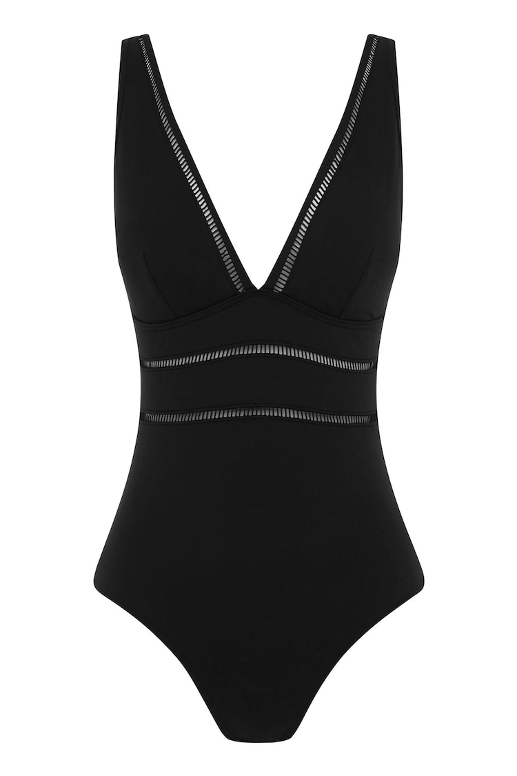 Sea Level Black Essentials Spliced One Piece Swimsuit - Image 1 of 1