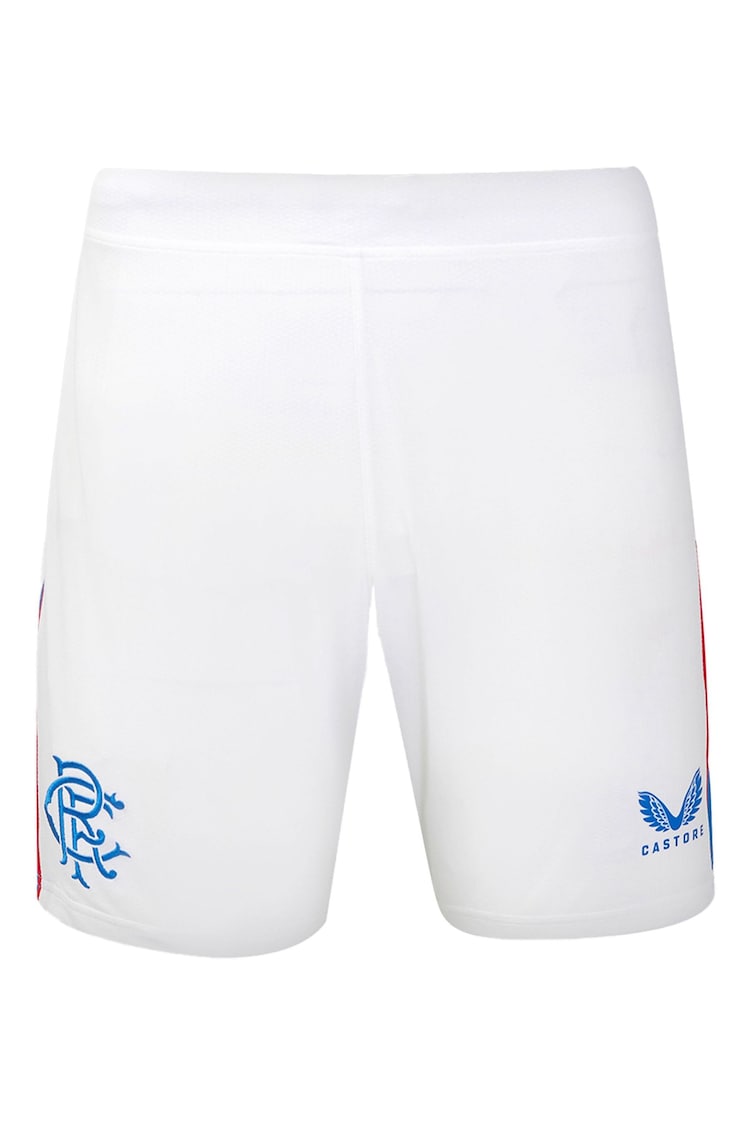 Castore White Glasgow Rangers Home Shorts 2024-25 - Image 1 of 1