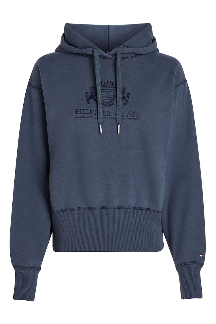 Tommy Hilfiger Blue Regular Fit Varsity Hoodie - Image 1 of 1
