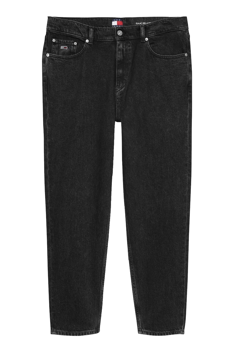 Tommy Jeans Black Isaac Relaxed Tapered Jeans - Image 1 of 1