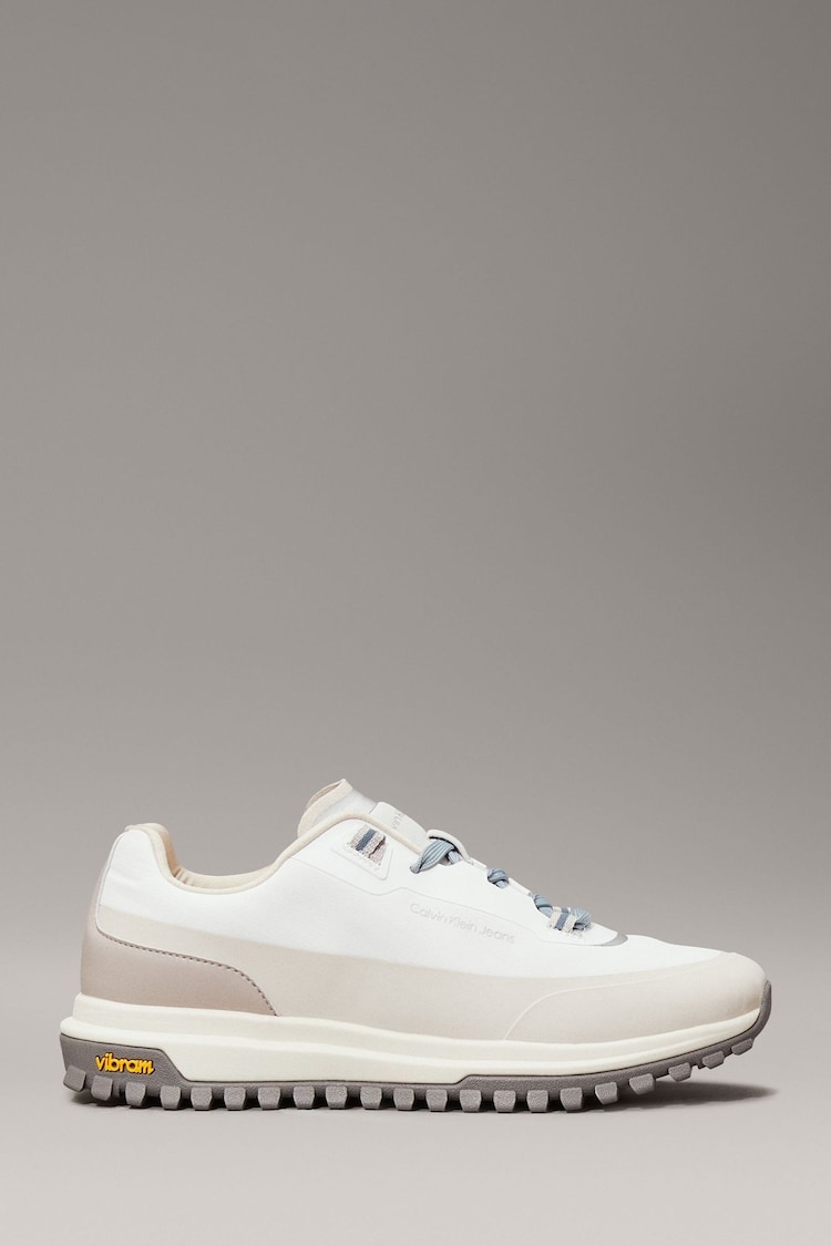 Calvin Klein White Vibram Runner Trainers - Image 1 of 1