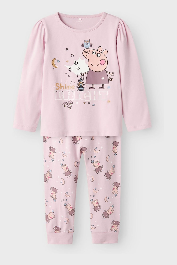 Name It Pink Peppa Pig Printed Pyjamas Set - Image 1 of 1