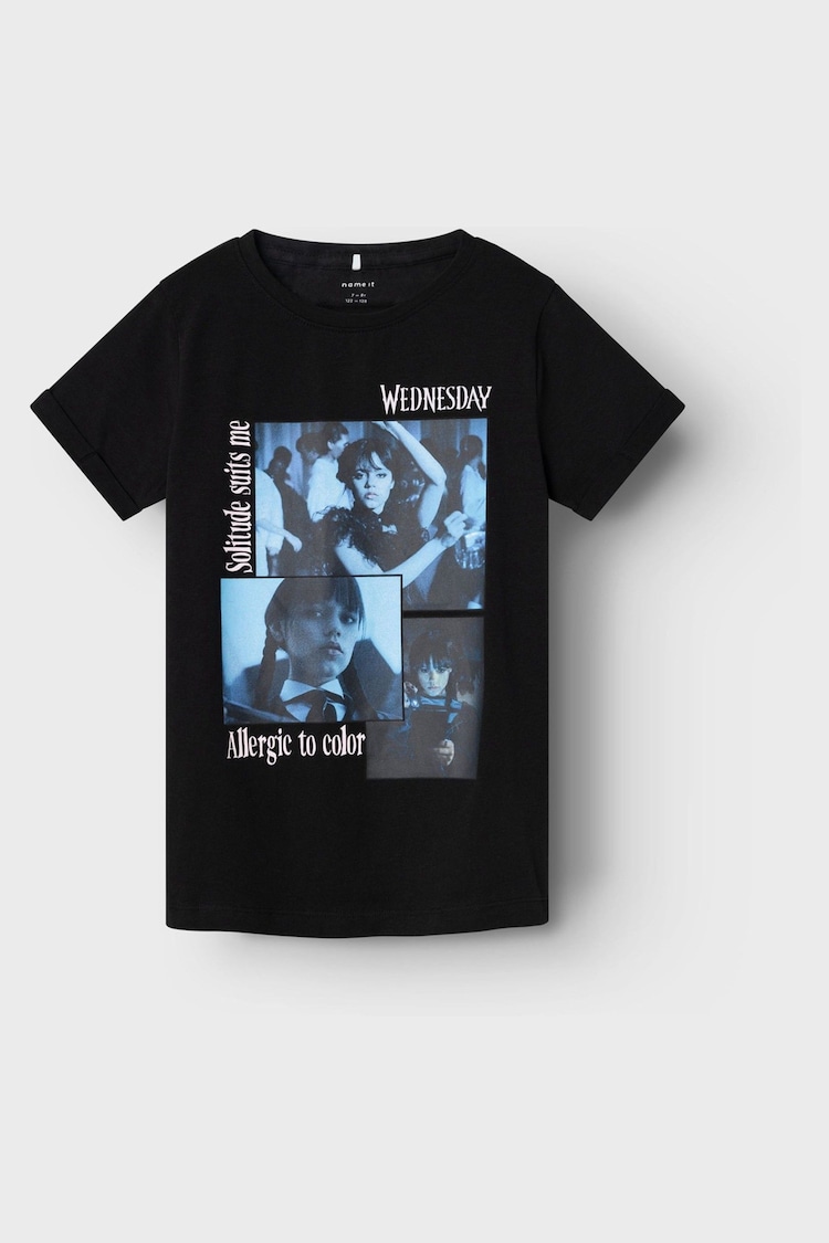 Name It Black Wednesday Logo Short Sleeve T-Shirt - Image 1 of 1